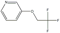 3-(2,2,2-TRIFLUOROETHOXY)PYRIDINE Struktur