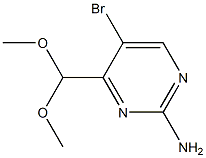 2-AMINO-5-BROMO-4-DIMETHOXYMETHYLPYRIMIDINE, 95+% Struktur