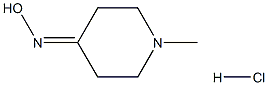 1-METHYL-4-PIPERIDONE OXIME HYDROCHLORIDE 97+% Struktur