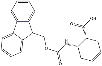 (1R:2S)-FMOC-2-AMINOCYCLOHEX-4-ENE-CARBOXYLIC ACID Struktur