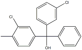 3,3''-DICHLORO-4''-METHYLTRITYL ALCOHOL 95% Struktur