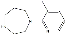 1-(3-METHYL-2-PYRIDYL)HOMOPIPERAZINE, 95% Struktur