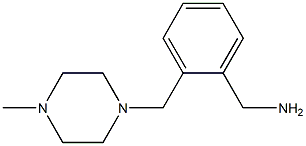 2-(4-METHYLPIPERAZIN-1-YLMETHYL)BENZYLAMINE, 95+% Struktur