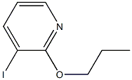 3-IODO-2-N-PROPOXYPYRIDINE Struktur