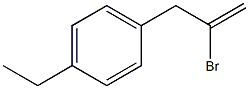 2-BROMO-3-(4-ETHYLPHENYL)-1-PROPENE 97% Struktur