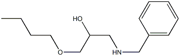 1-Benzylamino-3-butoxy-propan-2-ol Struktur