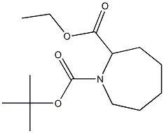 Azepane-1,2-dicarboxylic acid 1-tert-butyl ester 2-ethyl ester Struktur