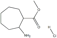 Methyl 2-aminocycloheptanecarboxylate HCl Struktur