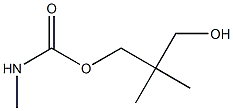 Methyl-carbamic acid 3-hydroxy-2,2-dimethyl-propyl ester Struktur