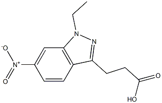 1-ETHYL-CARBOXYETHYL-6-NITROINDAZOLE Struktur