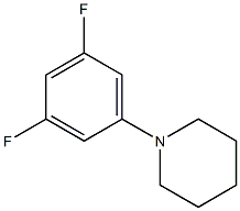 1-(3,5-DIFLUOROPHENYL)PIPERIDINE Struktur