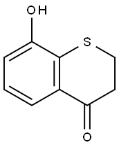 8-HYDROXY-THIOCHROMAN-4-ONE Struktur