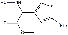 METHYL 2-(2-AMINOTHIAZOL-4-YL)-2-OXAMINO ACETATE Struktur