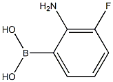 2-AMINO-3-FLUOROPHENYLBORONIC ACID Struktur