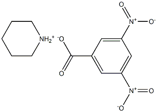 3,5-DINITROBENZOIC ACID PIPERIDINIUM SALT Struktur