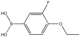 3-FLUORO-4-ETHOXYPHENYLBORONIC ACID Struktur