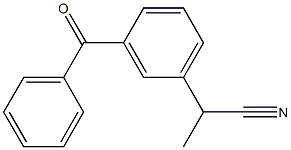 3-BENZOYL-A-METHYL BENZYL CYANIDE Struktur