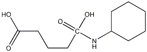 N-CYCLOHEXYL-5-HYDROXYGLUTARAMIC ACID Struktur