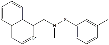 N-METHYL-N-(3-TOLUENE)THIOAMINOMETHYL-2-NAPHTHYL Struktur