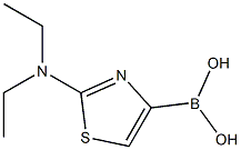 2-DIETHYLAMINOTHIAZOLE-4-BORONIC ACID Struktur