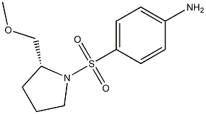 (R)-4-{[2-(METHOXYMETHYL)PYRROLIDIN-1-YL]SULFONYL}ANILINE Struktur