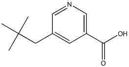 5-(2,2-DIMETHYLPROPYL)NICOTINIC ACID Struktur