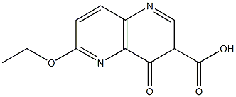 6-ETHOXY-4-OXO-3,4-DIHYDRO-1,5-NAPHTHYRIDINE-3-CARBOXYLIC ACID Struktur