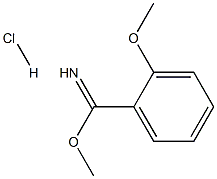 METHYL 2-METHOXYBENZENECARBOXIMIDOATE HYDROCHLORIDE Struktur