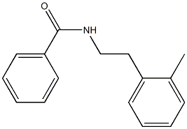 N-[2-(2-METHYLPHENYL)ETHYL]BENZAMIDE Struktur