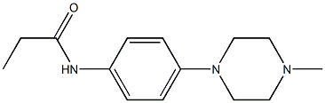 N-[4-(4-methylpiperazino)phenyl]propanamide Struktur