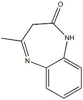 4-methyl-1,3-dihydro-2H-1,5-benzodiazepin-2-one Struktur