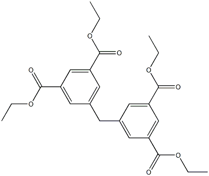 diethyl 5-[3,5-di(ethoxycarbonyl)benzyl]isophthalate Struktur