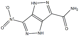 6-nitro-1,4-dihydropyrazolo[4,3-c]pyrazole-3-carboxamide Struktur