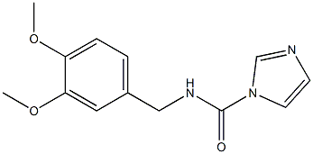 N-(3,4-dimethoxybenzyl)-1H-imidazole-1-carboxamide Struktur