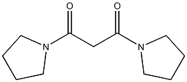 1,3-ditetrahydro-1H-pyrrol-1-ylpropane-1,3-dione Struktur