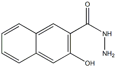 3-hydroxynaphthalene-2-carbohydrazide Struktur