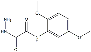 N1-(2,5-dimethoxyphenyl)-2-hydrazino-2-oxoacetamide Struktur