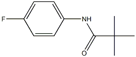 N1-(4-fluorophenyl)-2,2-dimethylpropanamide Struktur