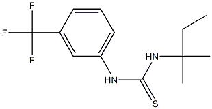 N-(tert-pentyl)-N'-[3-(trifluoromethyl)phenyl]thiourea Struktur