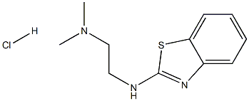 N'-1,3-benzothiazol-2-yl-N,N-dimethylethane-1,2-diamine hydrochloride Struktur