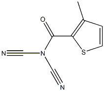 N2,N2-dicyanomethylthiophene-2-carboxamide Struktur