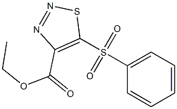 ethyl 5-(phenylsulfonyl)-1,2,3-thiadiazole-4-carboxylate Struktur