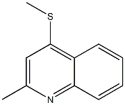 2-methyl-4-(methylthio)quinoline Struktur