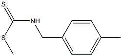 methyl N-(4-methylbenzyl)carbamodithioate Struktur