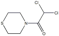 2,2-dichloro-1-(1,4-thiazinan-4-yl)ethan-1-one Struktur