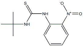 N-(tert-butyl)-N'-(2-nitrophenyl)thiourea Struktur