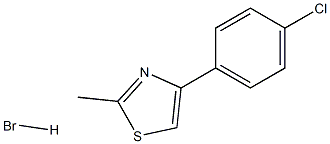 4-(4-chlorophenyl)-2-methyl-1,3-thiazole hydrobromide Struktur