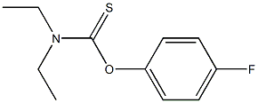 4-fluorophenyl (diethylamino)methanethioate Struktur