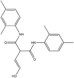 {3-(2,4-dimethylanilino)-2-[(2,4-dimethylanilino)carbonyl]-3-oxopropylidene}(methyl)ammoniumolate Struktur