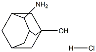 4-aminoadamantan-1-ol hydrochloride Struktur